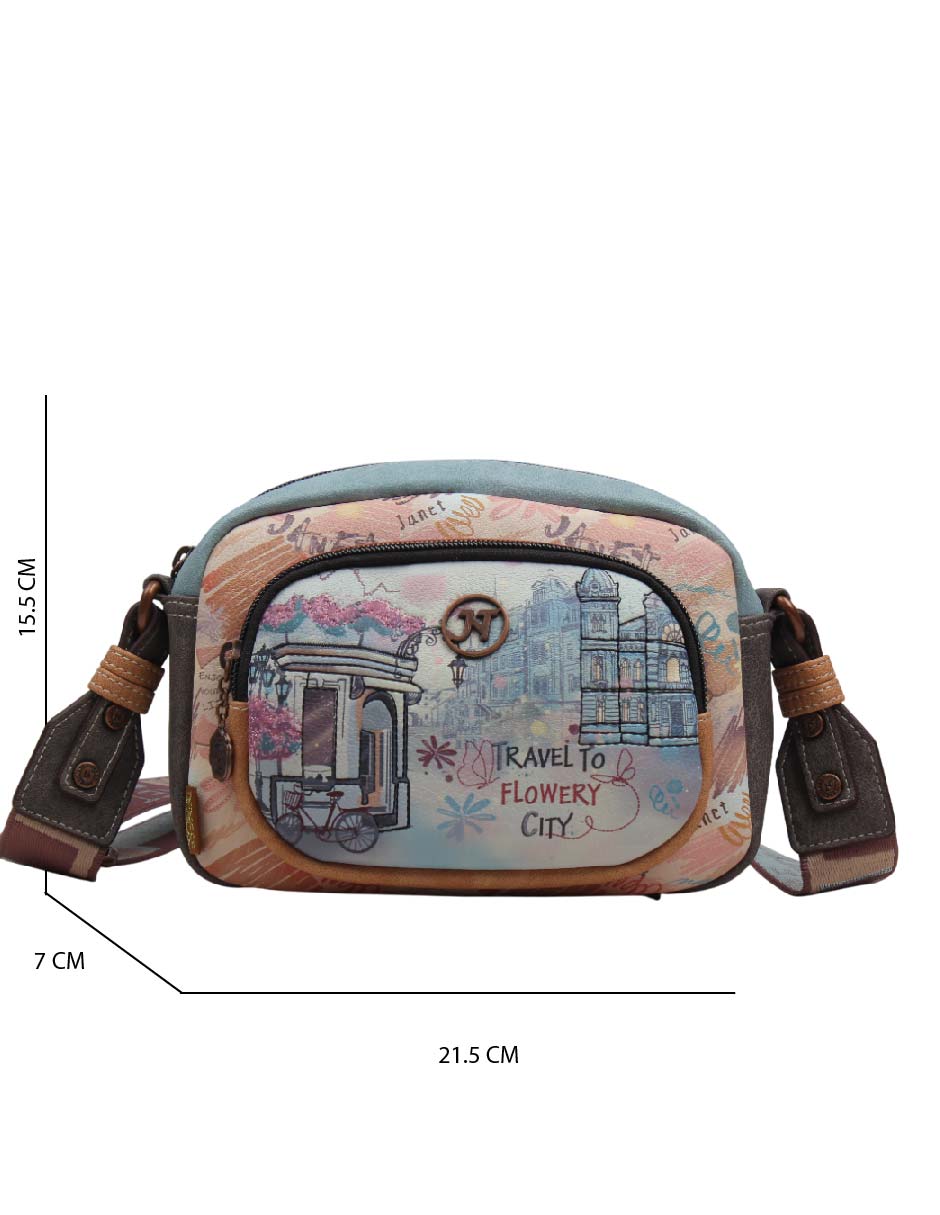 J013CFLOWERYCITY crossbody