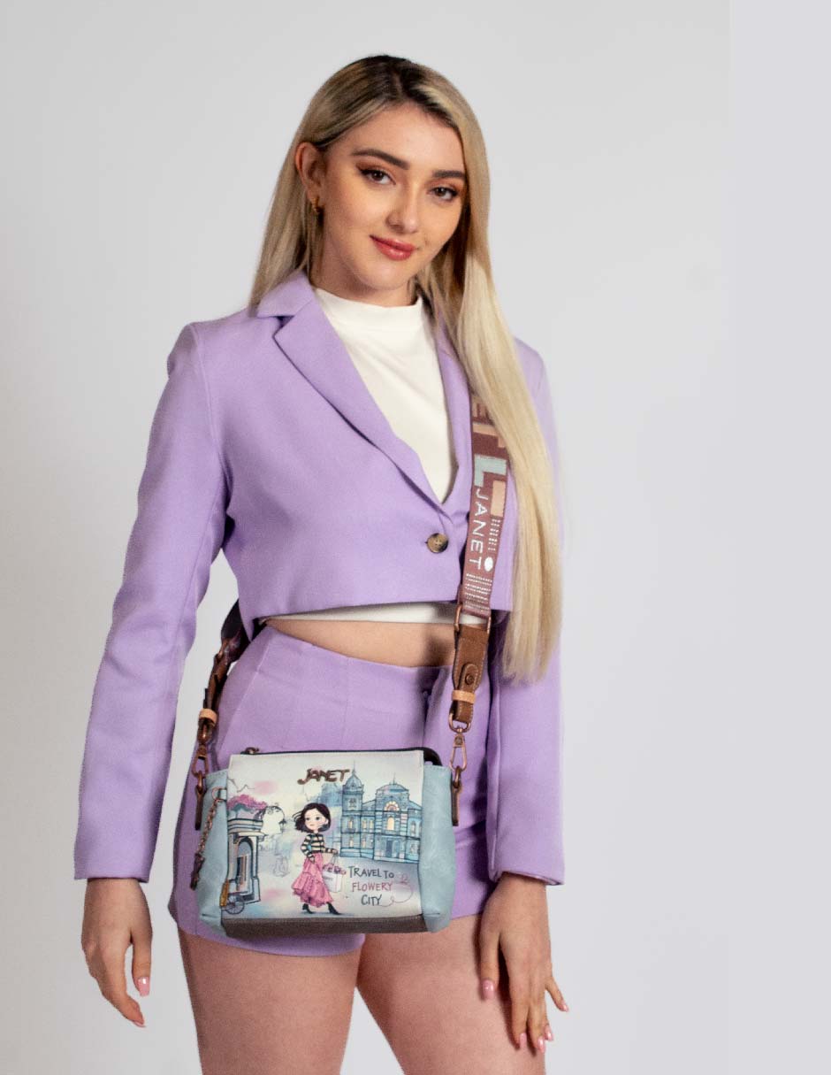 J053AFLOWERYCITY bolso