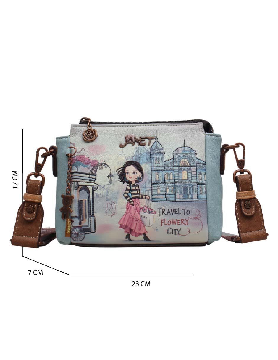 J053AFLOWERYCITY bolso