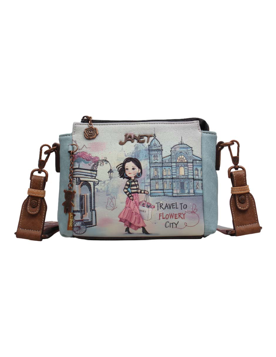 J053AFLOWERYCITY bolso