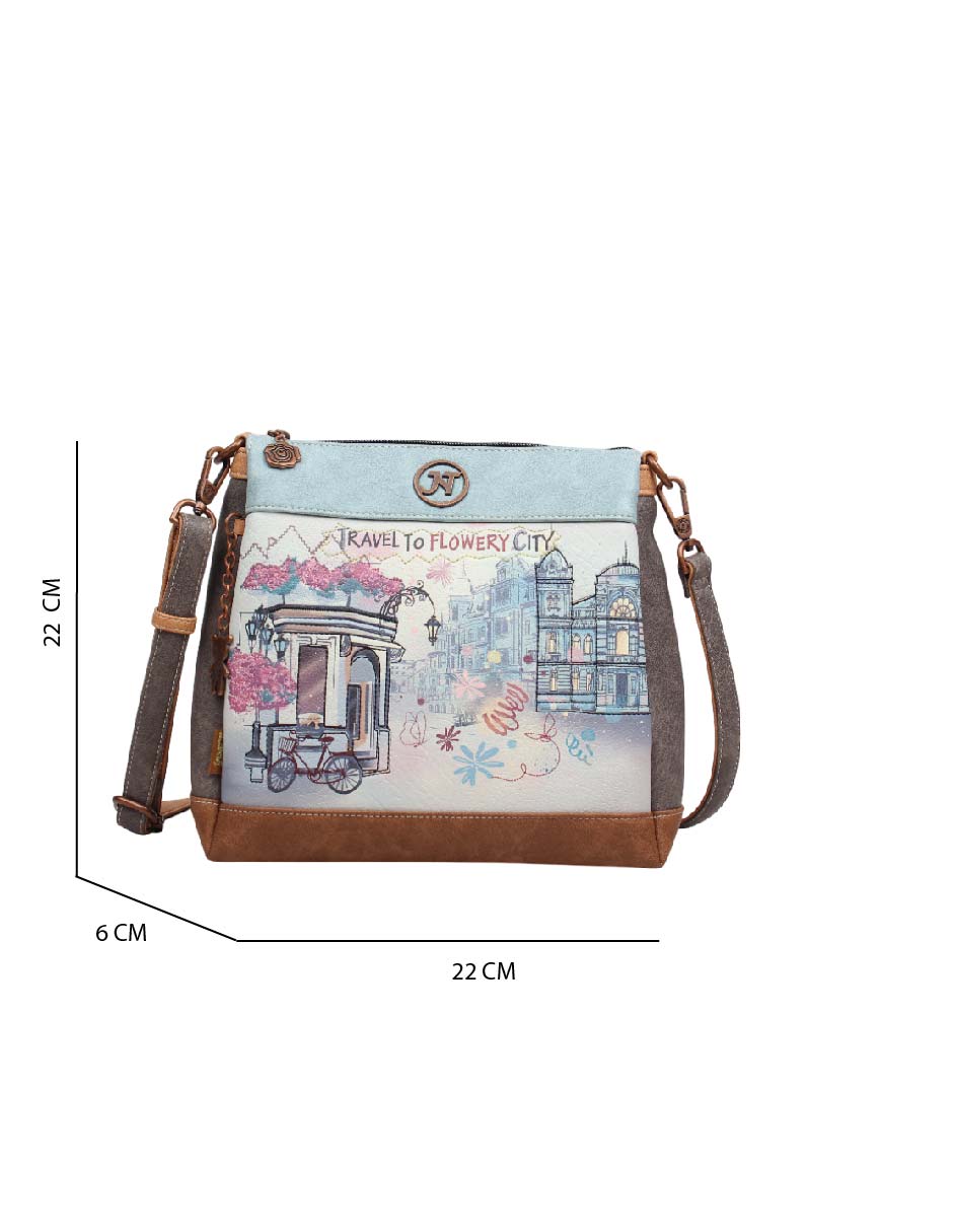 J075AFLOWERYCITY crossbody