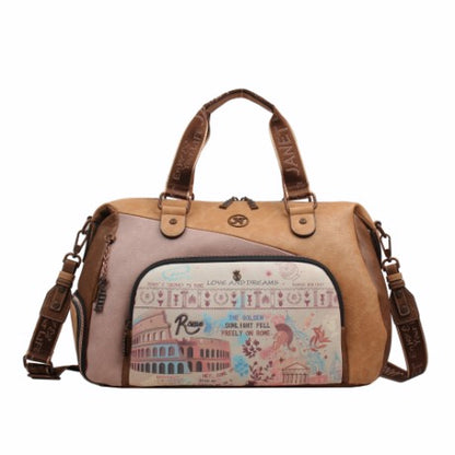 Bolso Travel Bag Janet Denese – Modelo J017C: Colección Tour of Rome