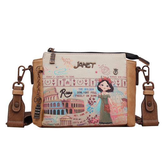 Bolso Janet Denese – J053B: Colección Tour of Rome