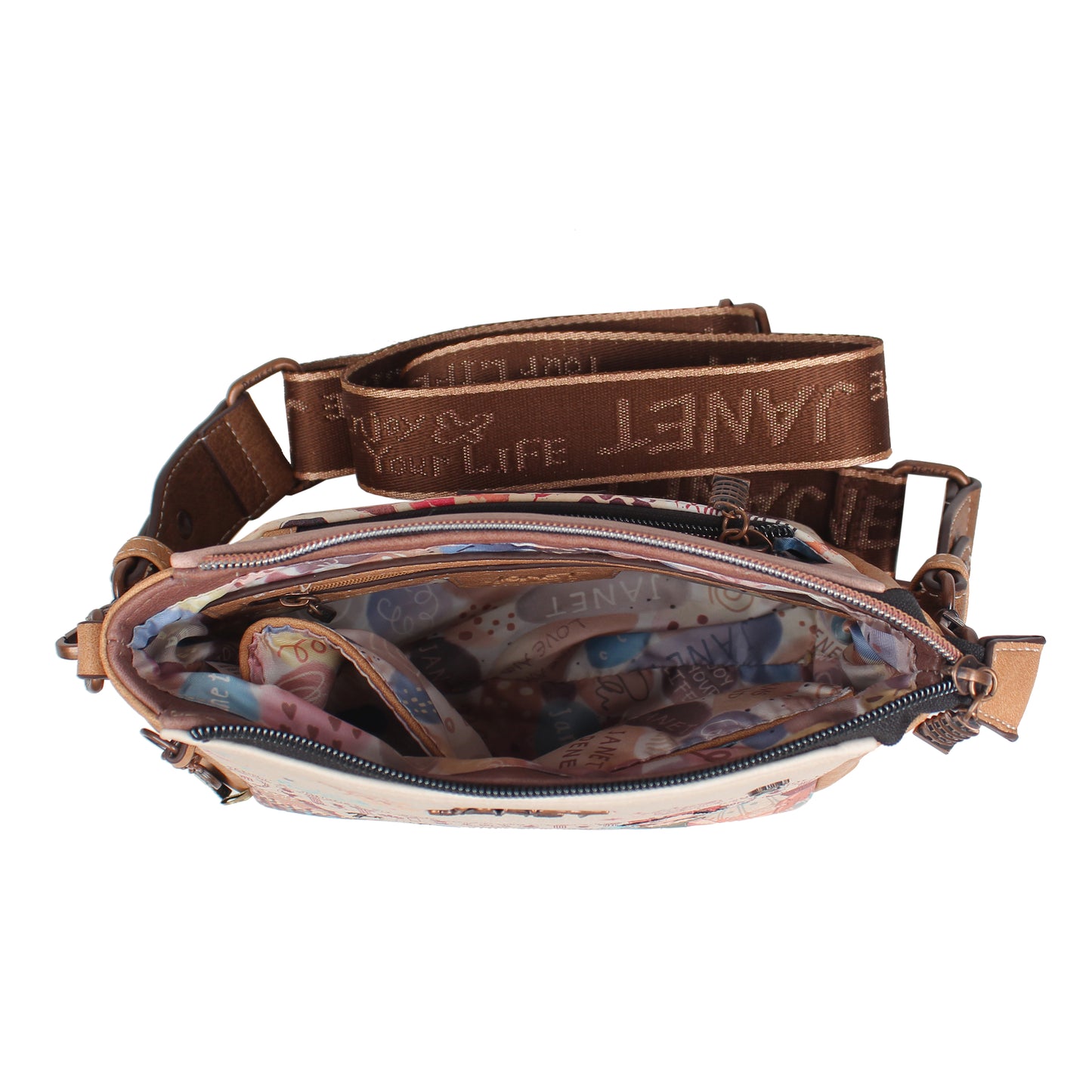 Bolso Janet Denese – J053B: Colección Tour of Rome