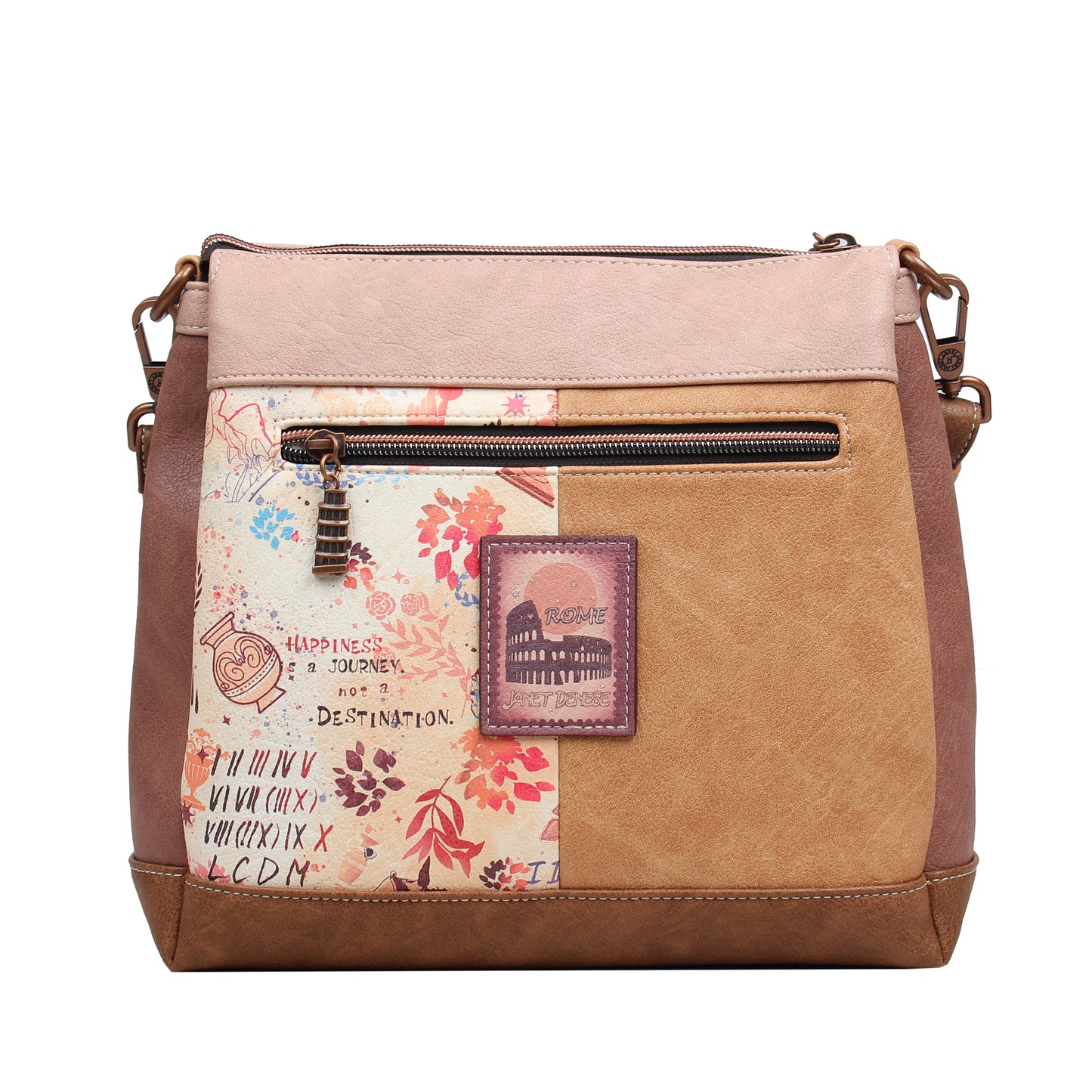 Bolso Crossbody JANET DENESE –  J075B Colección Tour of Rome