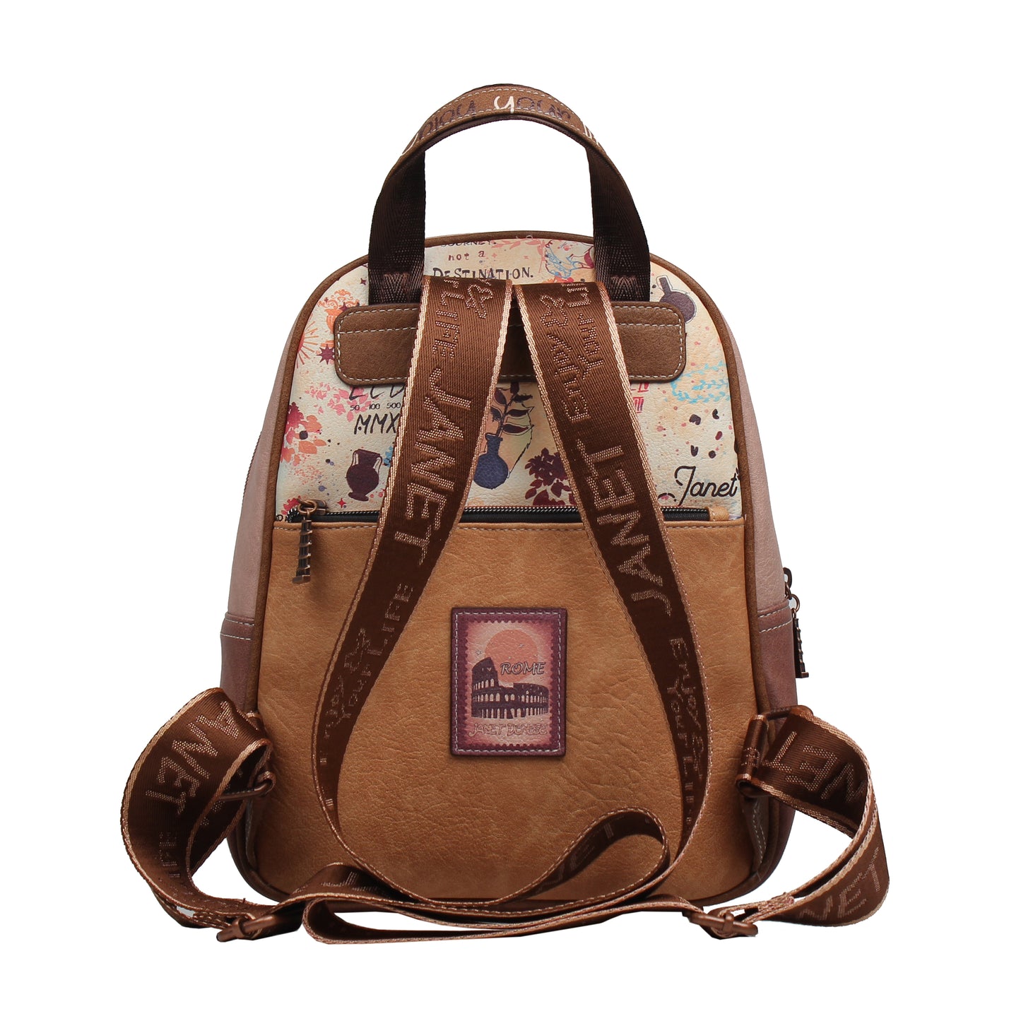 Mochila JANET DENESE - J080B Colección Tour of Rome
