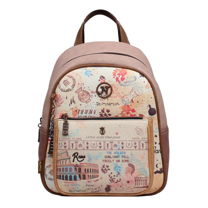 Mochila JANET DENESE - J080B Colección Tour of Rome