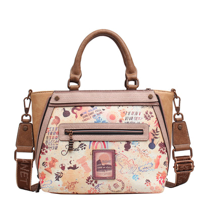 Bolso Tote JANET DENESE - J082B Colección Tour of Rome
