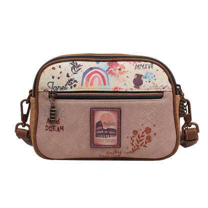 Bolso Crossbody JANET DENESE – J092B  Colección Tour of Rome
