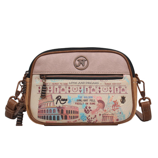 Bolso Crossbody JANET DENESE – J092B  Colección Tour of Rome