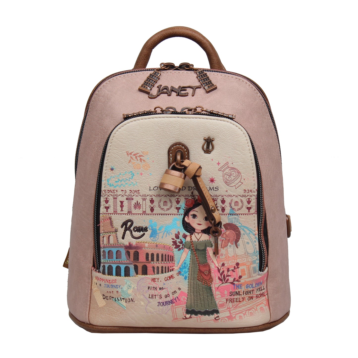 Mochila Mini JANET DENESE – J110 Colección Tour of Rome