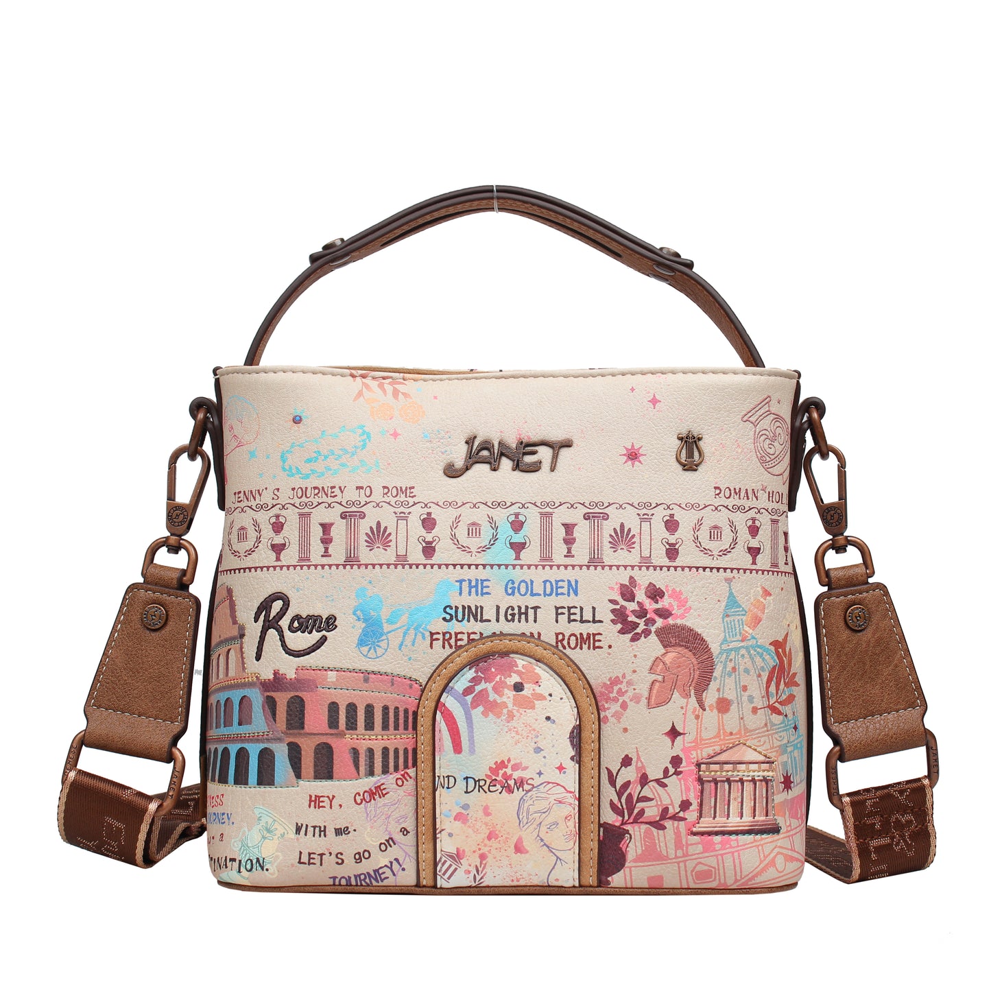 Bolso Crossbody JANET DENESE – J111 Colección Tour of Rome