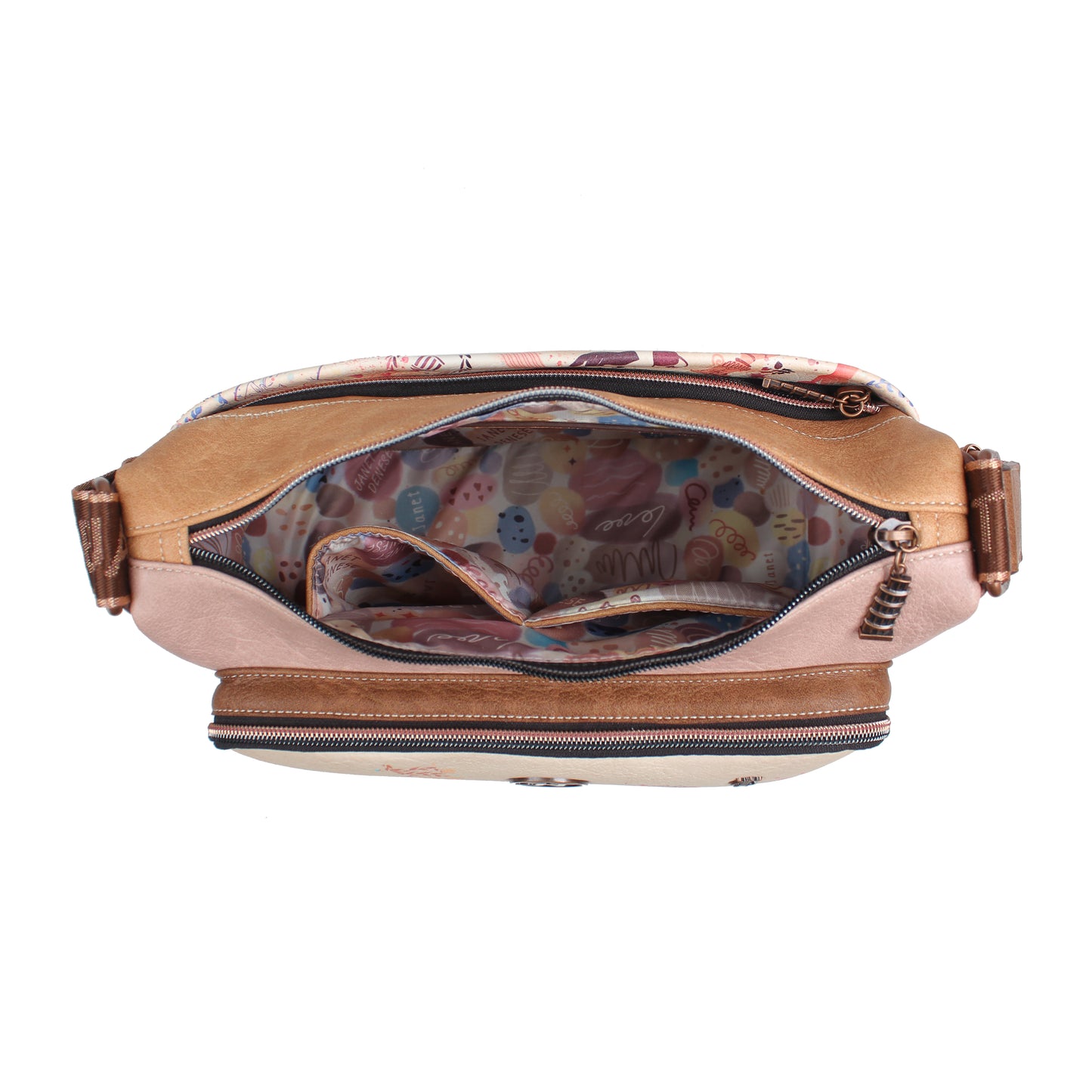 Bolso Crossbody JANET DENESE – J112A Colección Tour of Rome