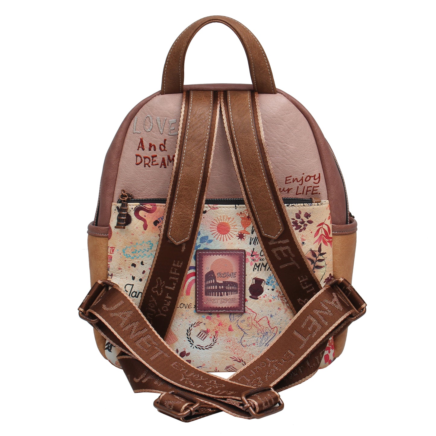 Mochila JANET DENESE – J114A Colección "Tour of Rome"