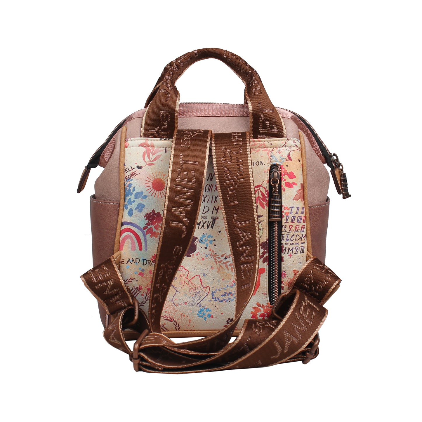 Bolso Tote Multiusos JANET DENESE – J116A Colección Tour of Rome