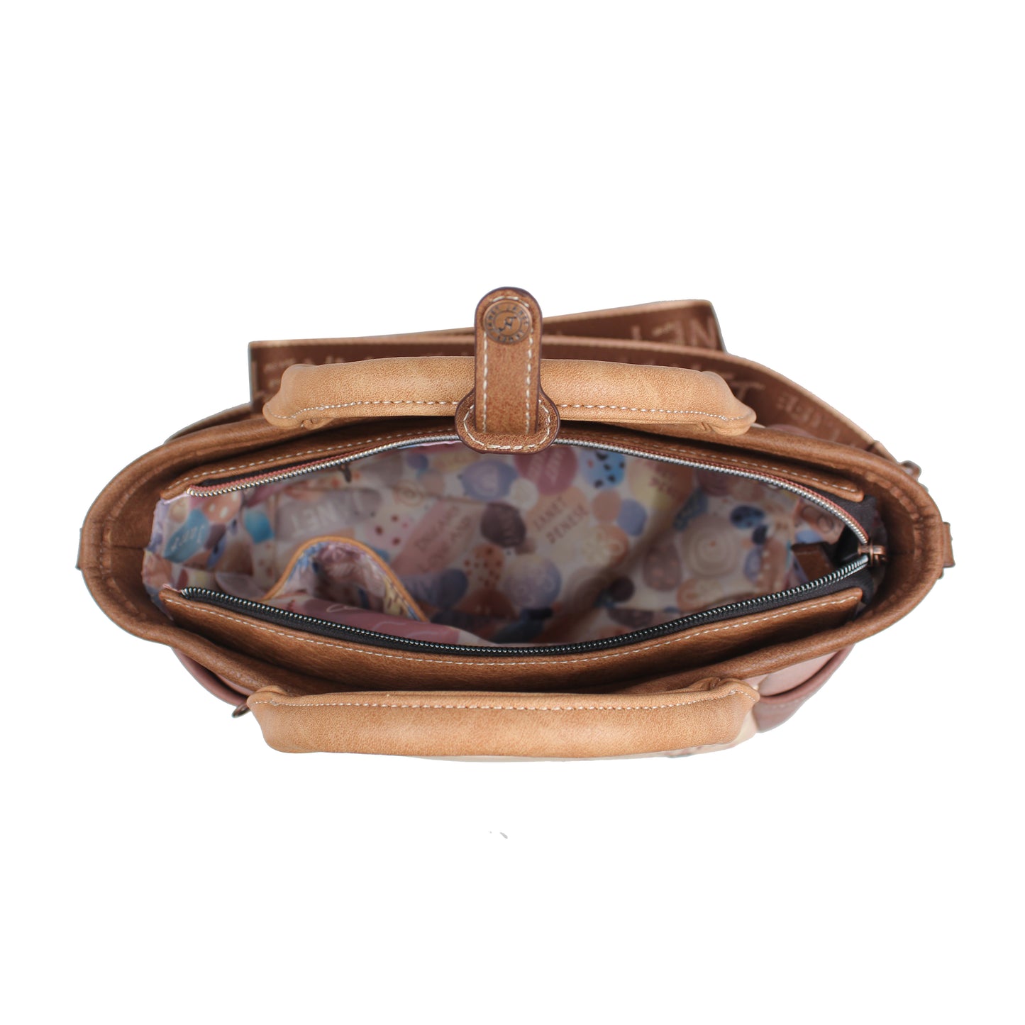 Bolso Tote Versátil JANET DENESE - J118A Colección Tour of Rome