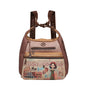 Bolso Mochila Convertible JANET DENESE - J119A Colección Tour of Rome