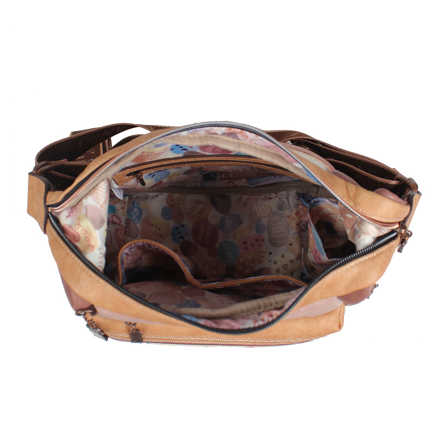 Bolso Mochila Convertible JANET DENESE - J119A Colección Tour of Rome