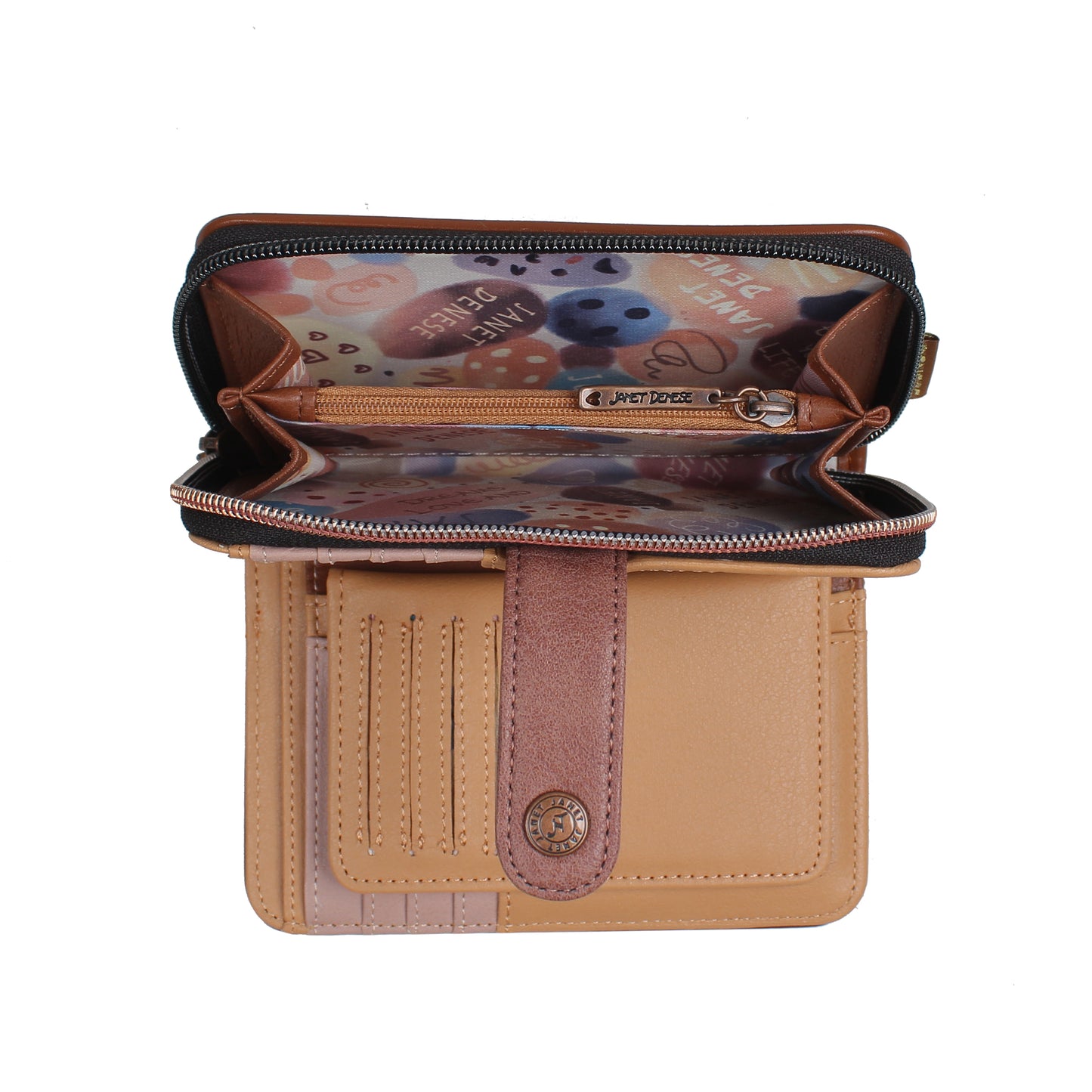 Cartera Organizadora JANET DENESE - JW-004B Colección Tour of Rome