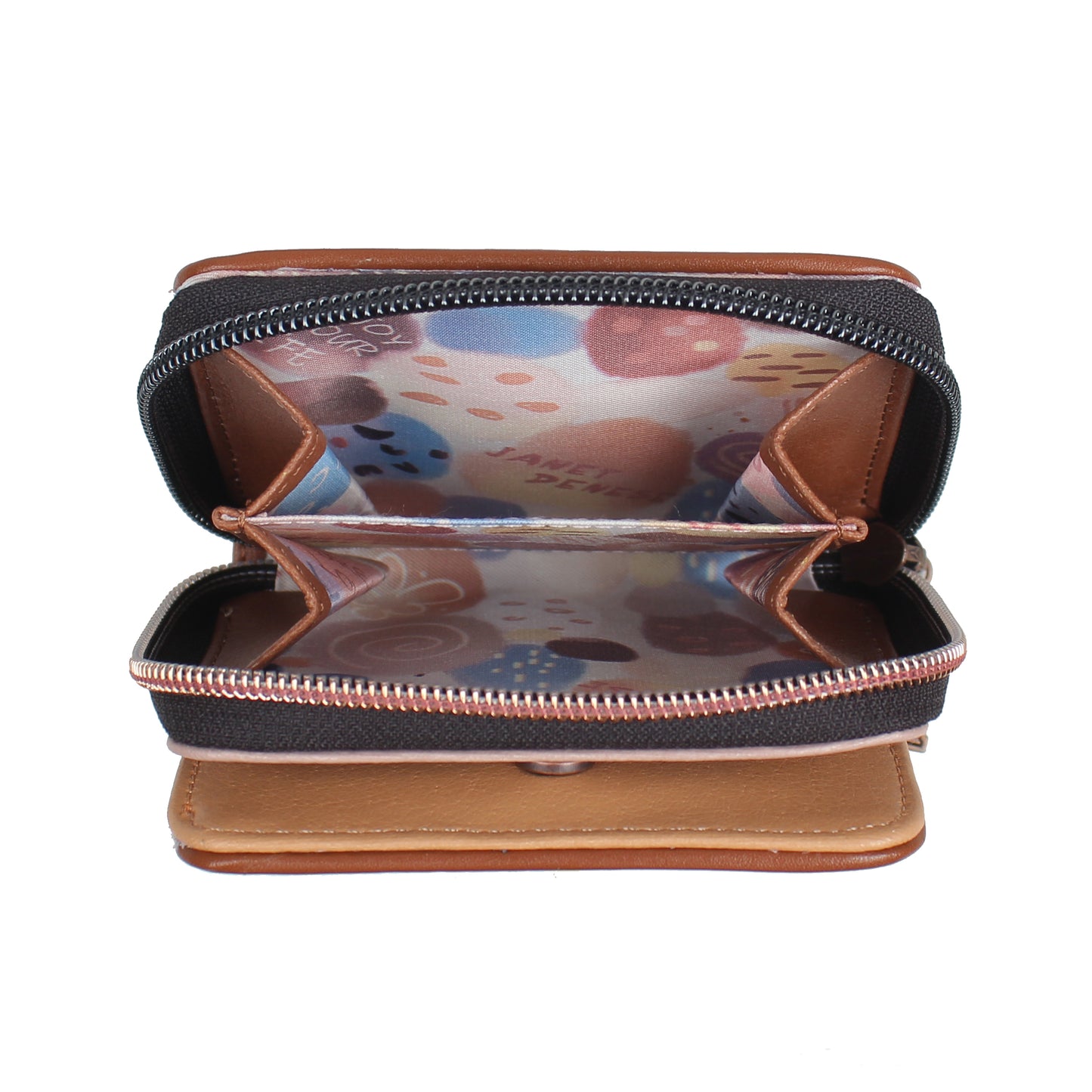 Cartera Organizadora JANET DENESE - JW-010B Colección Tour of Rome