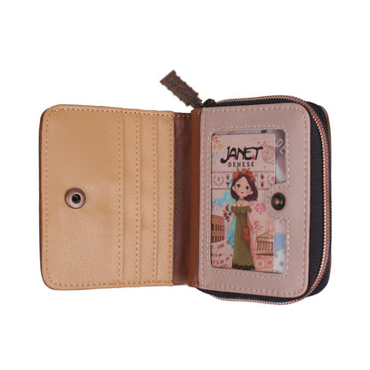 Cartera Organizadora JANET DENESE - JW-010B Colección Tour of Rome