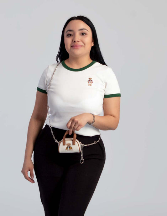 TN3906WHITE crossbody mini